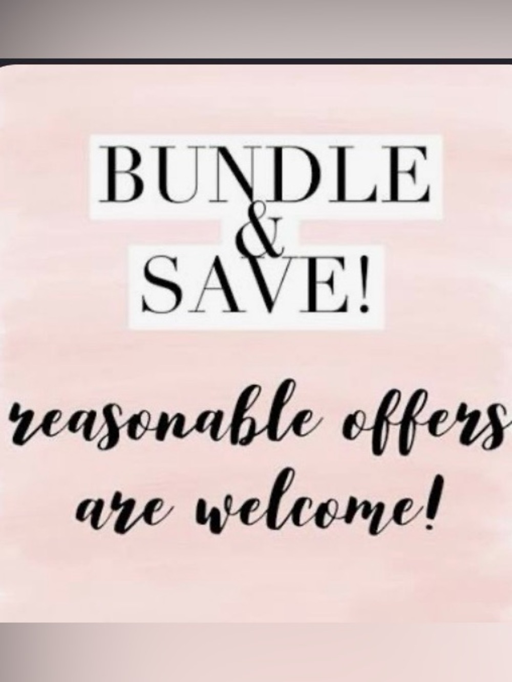 Bundle & Save Graphic Print - Pink and Black